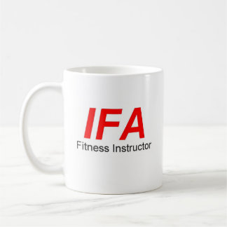 Café Caneca do instrutor da malhação de IFA
