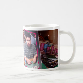 Café caneca do jogador de póquer