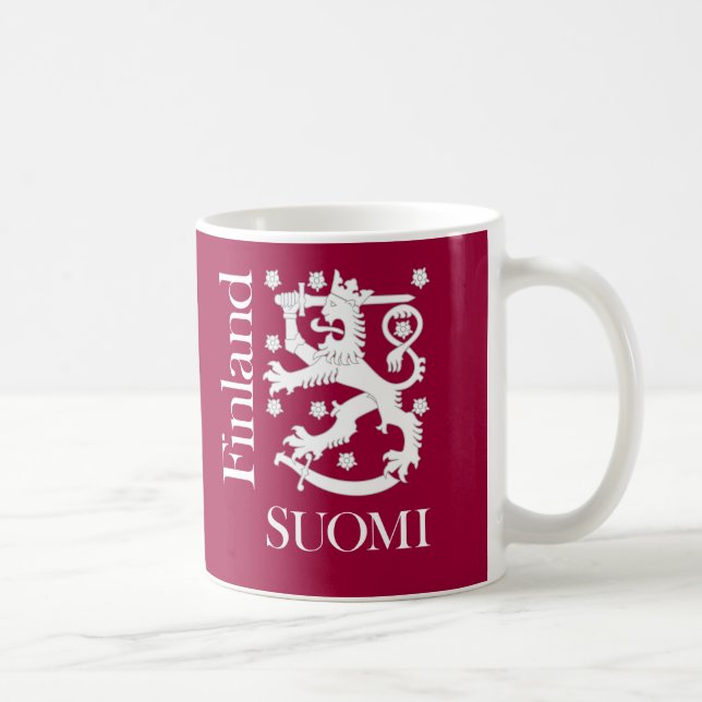 Café Caneca do leão de SUOMI Finlandia (Direita)