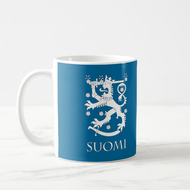 Café Caneca do leão de SUOMI Finlandia (Esquerda)