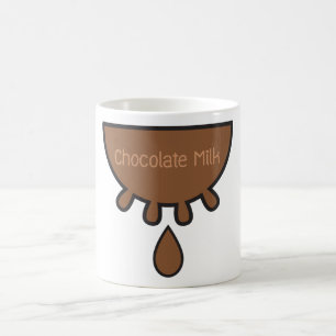 Café Caneca do leite de chocolate