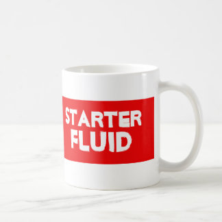 Café Caneca do líquido do acionador de partida
