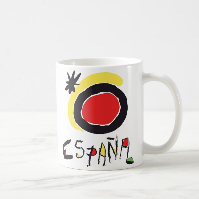 Café Caneca do logotipo de España (espanha) Miro (Direita)