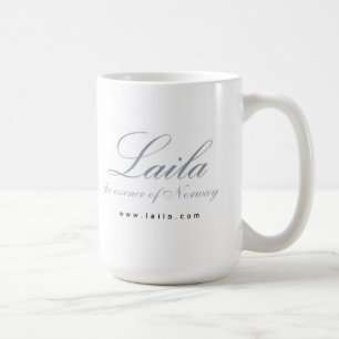 Café Caneca do logotipo de Laila