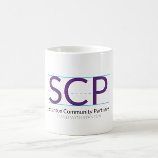 Café Caneca do logotipo de SCP