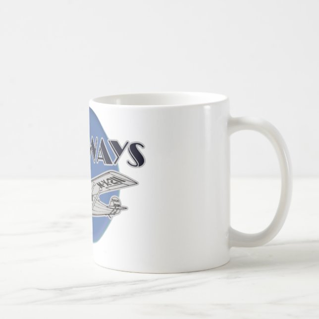Café Caneca do logotipo de Skyways (Direita)