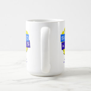 Café Caneca do logotipo de Soundwaves