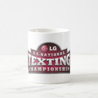 Café Caneca do logotipo de Texter