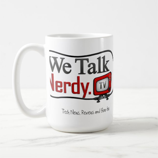 Café Caneca do logotipo de WeTalkNerdy.tv (Esquerda)