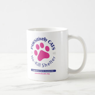 Café Caneca do logotipo dos GATOS de PAWSitively
