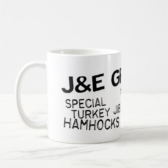 Café Caneca do mantimento de J & de E (Esquerda)