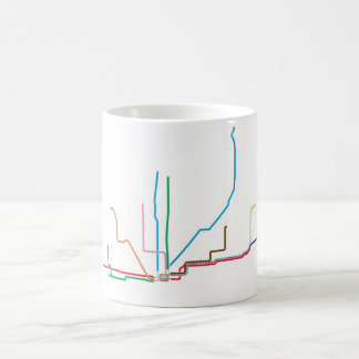 Café Caneca do mapa de CTA "EL"