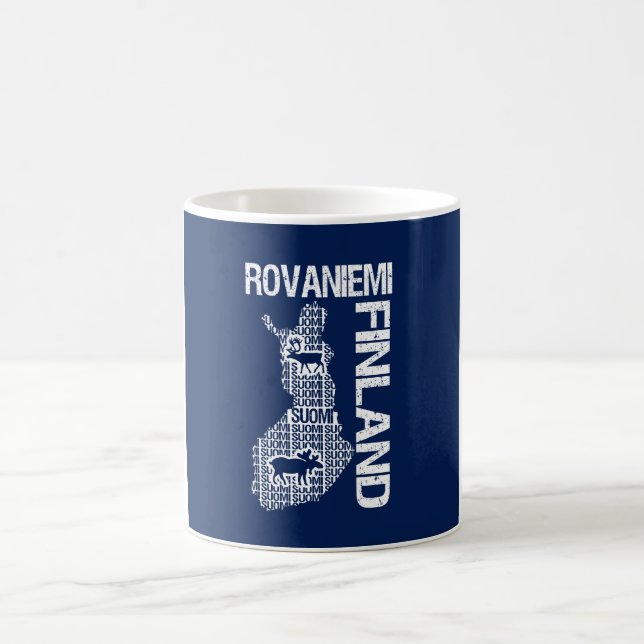 Café Caneca do MAPA de FINLANDIA - Rovaniemi - escolha (Centro)