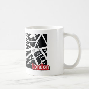 Café Caneca do mapa de Londres
