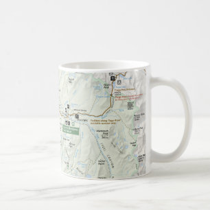 Café Caneca do mapa de Yosemite