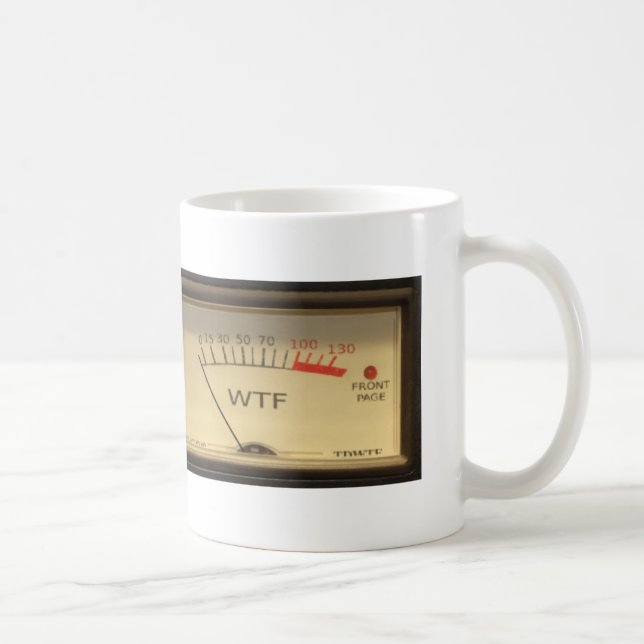 Café Caneca do medidor de WTF (Direita)