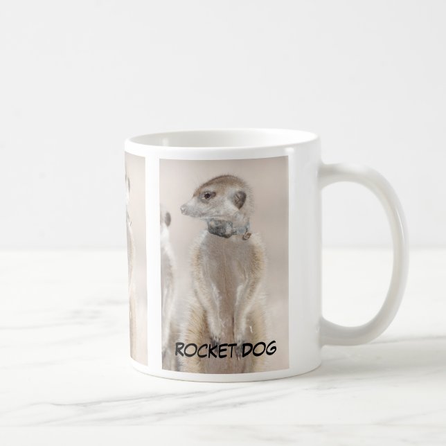 Café Caneca do meerkat do cão de Rocket (Direita)