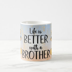 Café Caneca do Melhor Irmão com Mensagem de Amor Sincer
