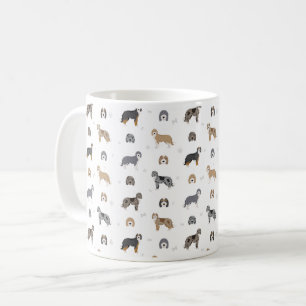 Café Caneca do mix de cachorro Aussiedoodle