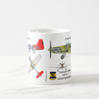 Café Caneca do mustang de P-51 Tuskegee