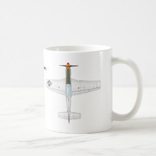 Café Caneca do mustang de P-51D