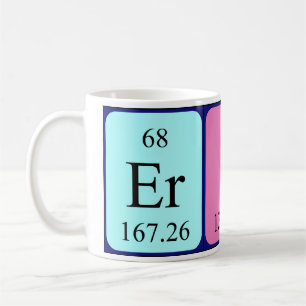Café Caneca do nome da mesa periódica de Eric