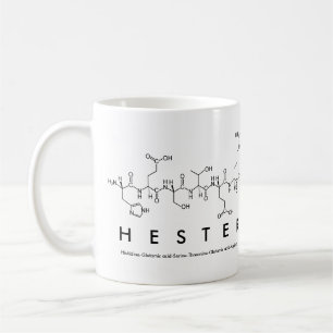 Café Caneca do nome do peptide de Hester