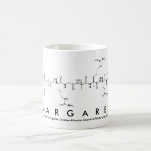 Café Caneca do nome do peptide de Margaret