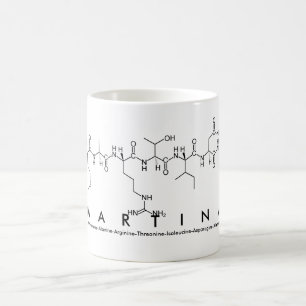 Café Caneca do nome do peptide de Martina