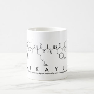 Café Caneca do nome do peptide de Mikayla