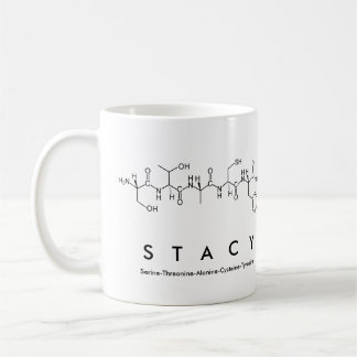 Café Caneca do nome do peptide de Stacy