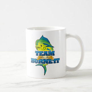 Café Caneca do oficial de Burnett da equipe