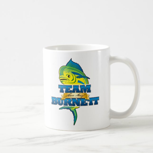 Café Caneca do oficial de Burnett da equipe (Direita)