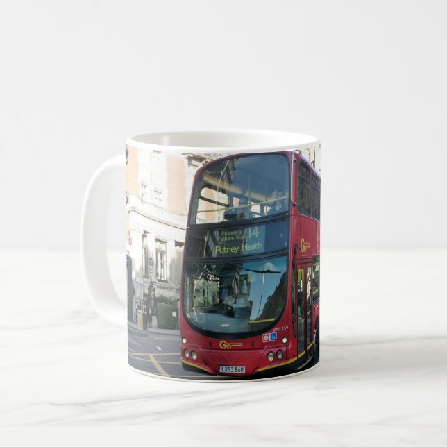Café Caneca do ônibus de Londres (Frente Esquerda)