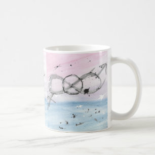 Café caneca do Orgulho de Genderfluido