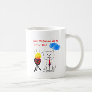 Café Caneca do pai de Terrier branco de montanhas