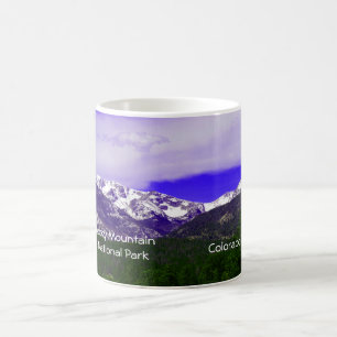 Café Caneca do parque nacional de montanha rochosa