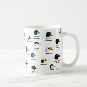 Café Caneca do pato de BIRDFACE (com etiquetas)