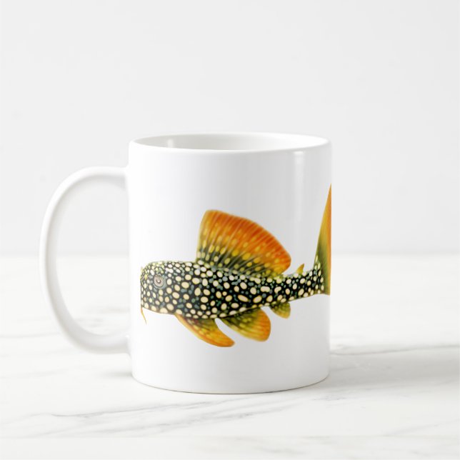 Café Caneca do peixe-gato de Pleco da luz do sol (Esquerda)