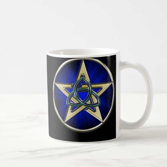 Café Caneca do Pentagram de Triquetra (Direita)