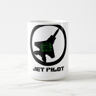 Café Caneca do piloto de jato