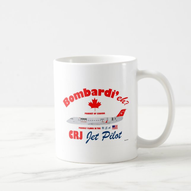 Café Caneca do pináculo CRJ de Bombardi'eh (Direita)