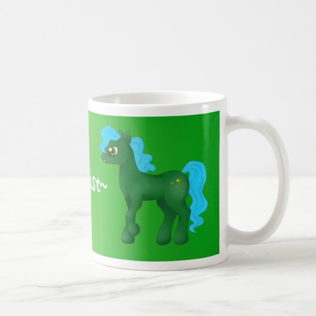 Café Caneca do pônei de agosto Birthstone (Direita)