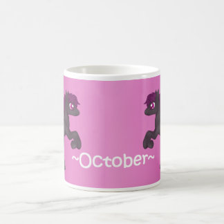 Café Caneca do pônei de outubro Birthstone Pegasus
