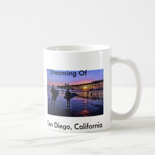 Café Caneca do por do sol de San Diego