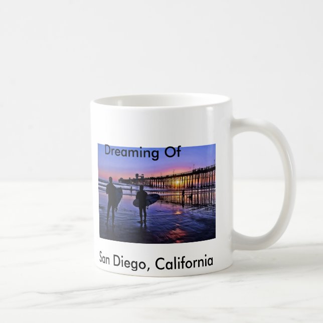 Café Caneca do por do sol de San Diego (Direita)