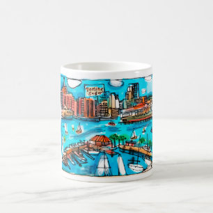 Café Caneca do porto de Baltimore!