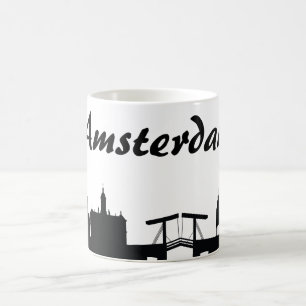 Café Caneca do presente do marco de Amsterdão