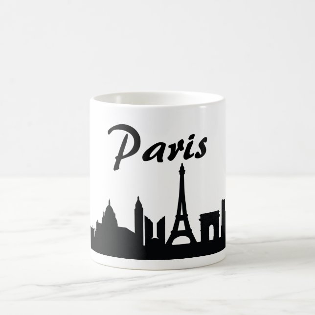 Café Caneca do presente do marco de Paris, France (Centro)