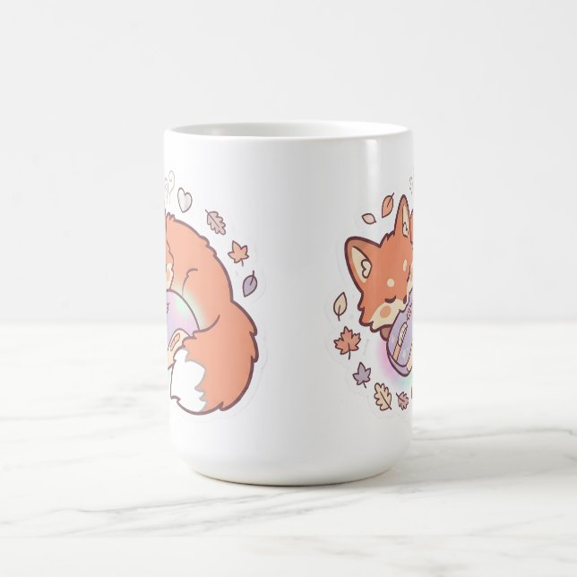 Café Caneca do Raposo Sonolento de Jogos Kawaii (Centro)